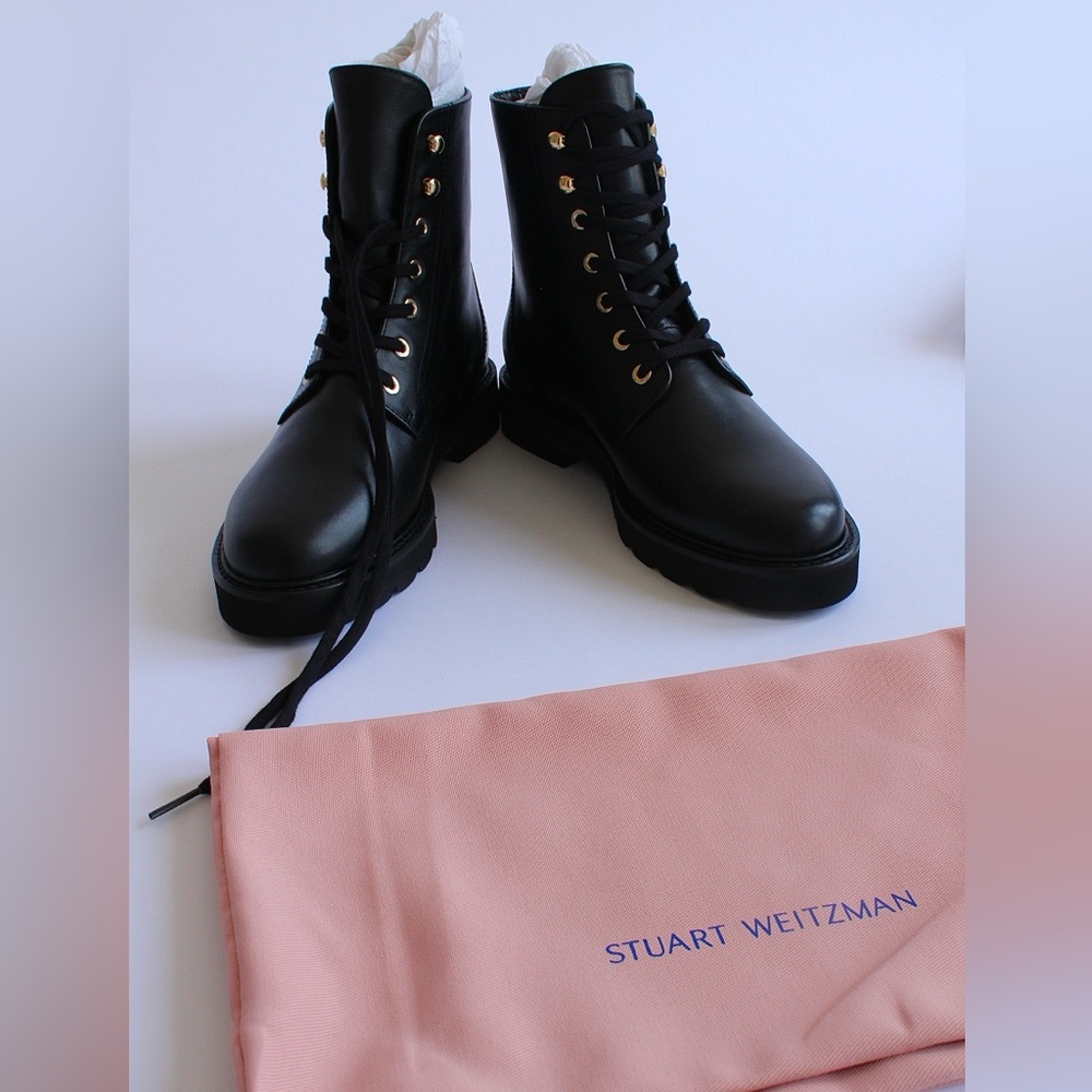 Stuart Weitzman Combat Boots, size 6.5